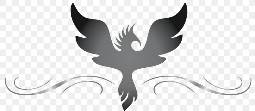 Logo Phoenix Graphic Design Image, PNG, 920x403px, Logo, Artwork, Beak, Bird, Black Download Free