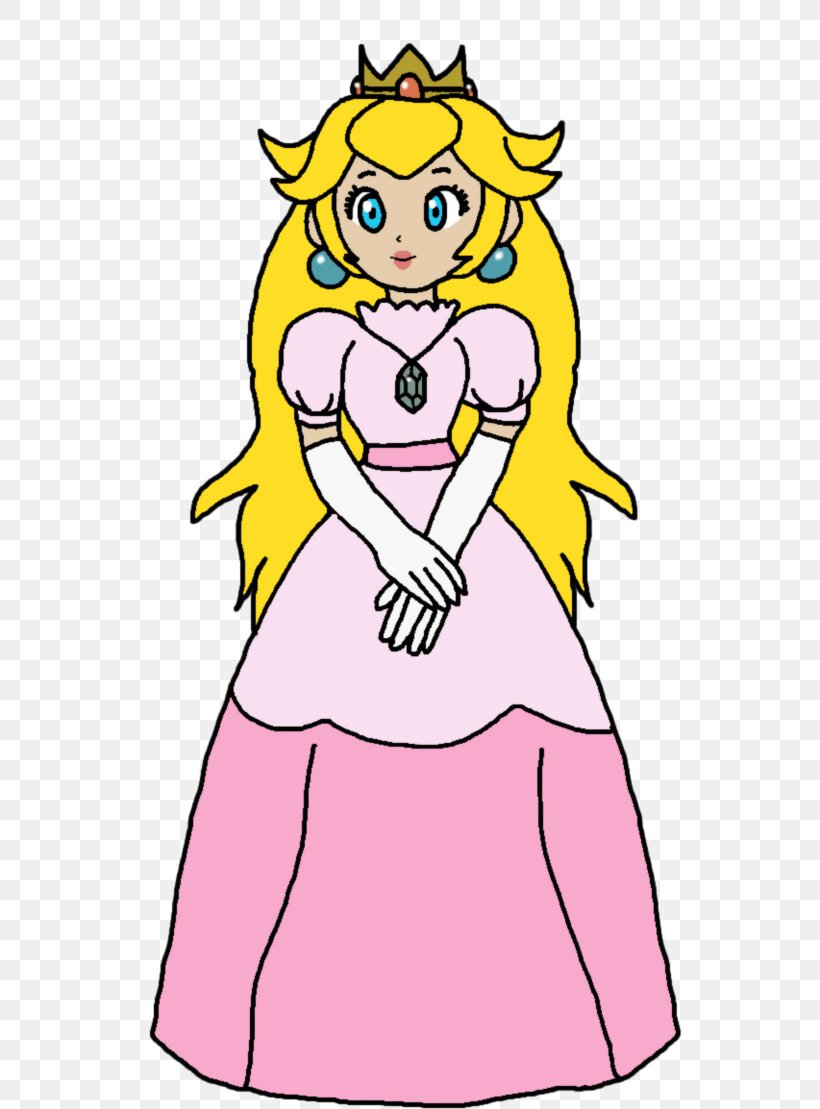 Princess Peach Super Mario Bros. 2 Rosalina DeviantArt, PNG, 720x1109px, Watercolor, Cartoon, Flower, Frame, Heart Download Free