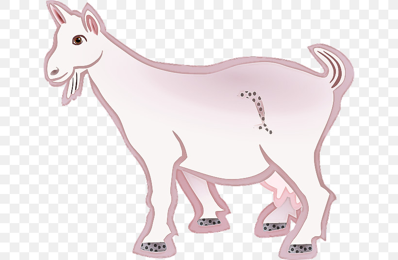 Animal Figure Pink Tail Line Art Wildlife, PNG, 640x536px, Animal Figure, Line Art, Pink, Tail, Wildlife Download Free