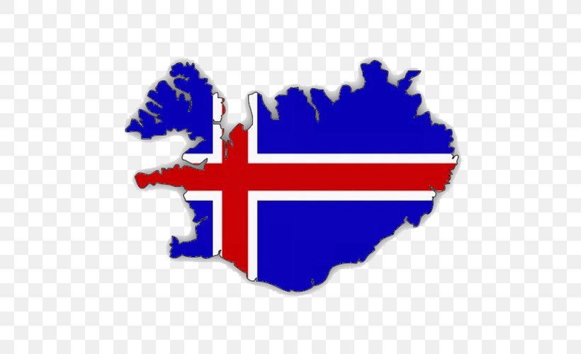 Flag Of Iceland Sticker Clip Art, PNG, 500x500px, Iceland, Area, Bumper Sticker, Coat Of Arms, Coat Of Arms Of Iceland Download Free