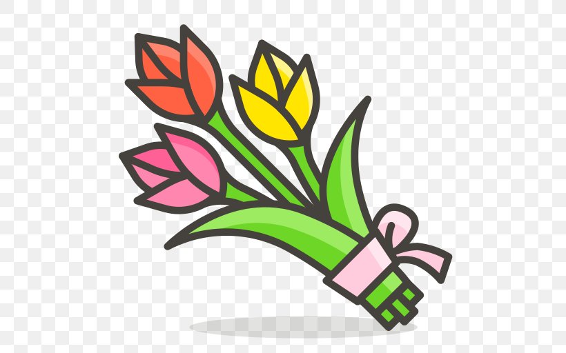 Flower Bouquet Clip Art, PNG, 512x512px, Flower Bouquet, Artwork, Birthday, Emoji, Flora Download Free