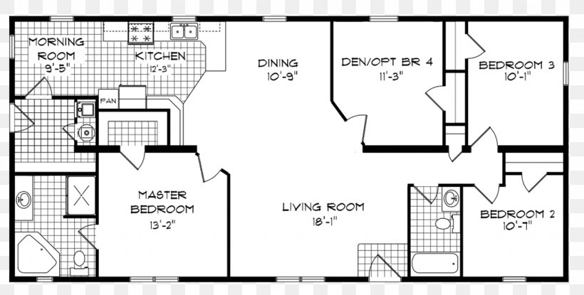 House Plan Interior Design Services Square Foot Floor Plan, PNG, 1333x675px, House Plan, Area, Bedroom, Black And White, Bungalow Download Free