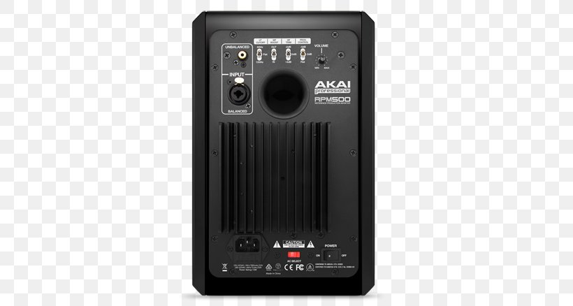 Studio Monitor Akai RPM500 Loudspeaker Recording Studio, PNG, 700x438px, Studio Monitor, Akai, Akai Professional Rpm3, Akai Rpm500, Amplifier Download Free