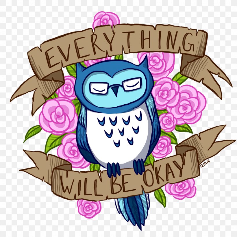 Tawny Owl Illustration Clip Art Beak, PNG, 1280x1280px, Watercolor, Cartoon, Flower, Frame, Heart Download Free
