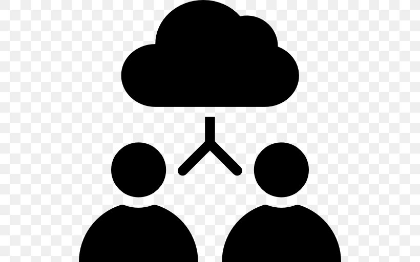 Cloud Computing Web Design Managed Services, PNG, 512x512px, Cloud Computing, Black, Black And White, Brand, Cloud Storage Download Free