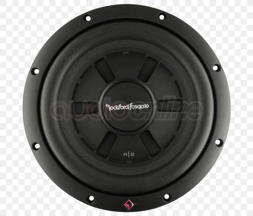 Subwoofer Rockford Fosgate Audio Power Voice Coil Ohm, PNG, 700x700px, Subwoofer, Audio, Audio Equipment, Audio Power, Car Subwoofer Download Free