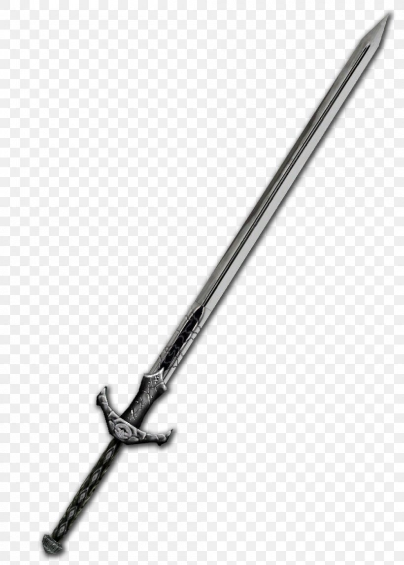 Sword PicsArt Photo Studio, PNG, 1000x1400px, Picsart Photo Studio, Android, Black And White, Cold Weapon, Dagger Download Free
