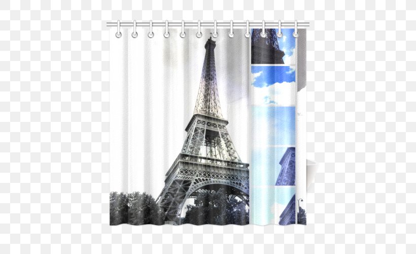 Eiffel Tower Window Curtain, PNG, 500x500px, Eiffel Tower, Curtain, Interior Design, Paris, Tower Download Free