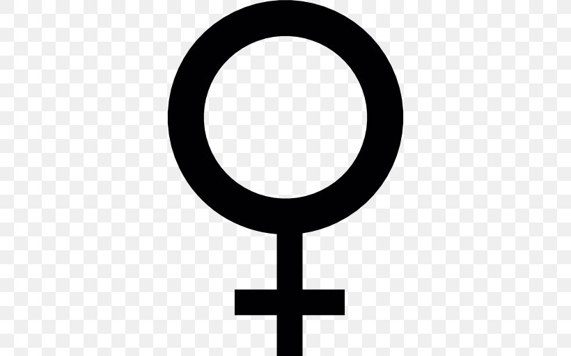 Gender Symbol Female Clip Art, PNG, 512x512px, Symbol, Area, Black And White, Cross, Culture Download Free