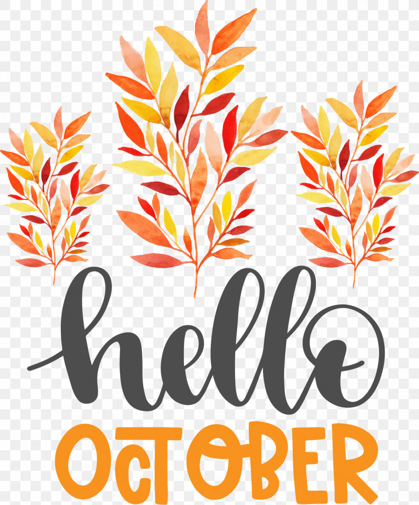 Hello October Autumn, PNG, 1344x1619px, Hello October, Autumn, Flower, Grasses, Leaf Download Free