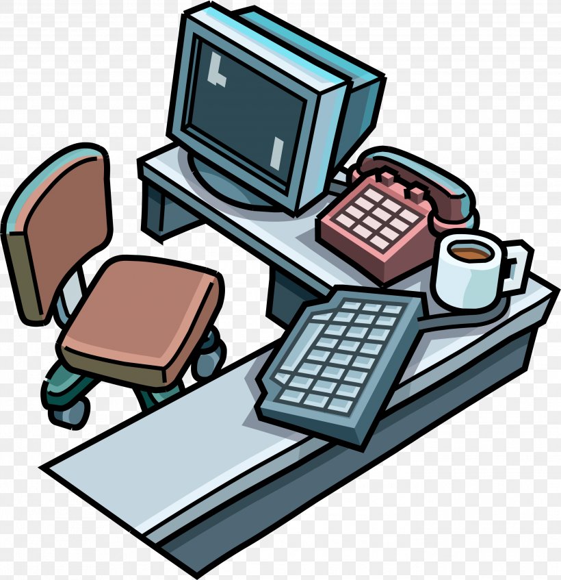 Club Penguin Computer Desk Laptop, PNG, 2794x2888px, Club Penguin, Code, Communication, Computer, Computer Desk Download Free
