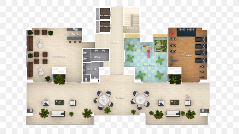 Apartment Project TROPICAL LIVING Real Estate Architectural Engineering, PNG, 1617x910px, Apartment, Architectural Engineering, Bedroom, Elevation, Floor Download Free