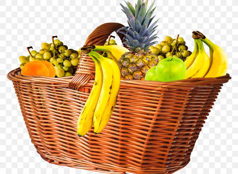 Fruit Basket Clip Art, PNG, 800x600px, Fruit, Banana, Basket, Diet Food, Easter Basket Download Free