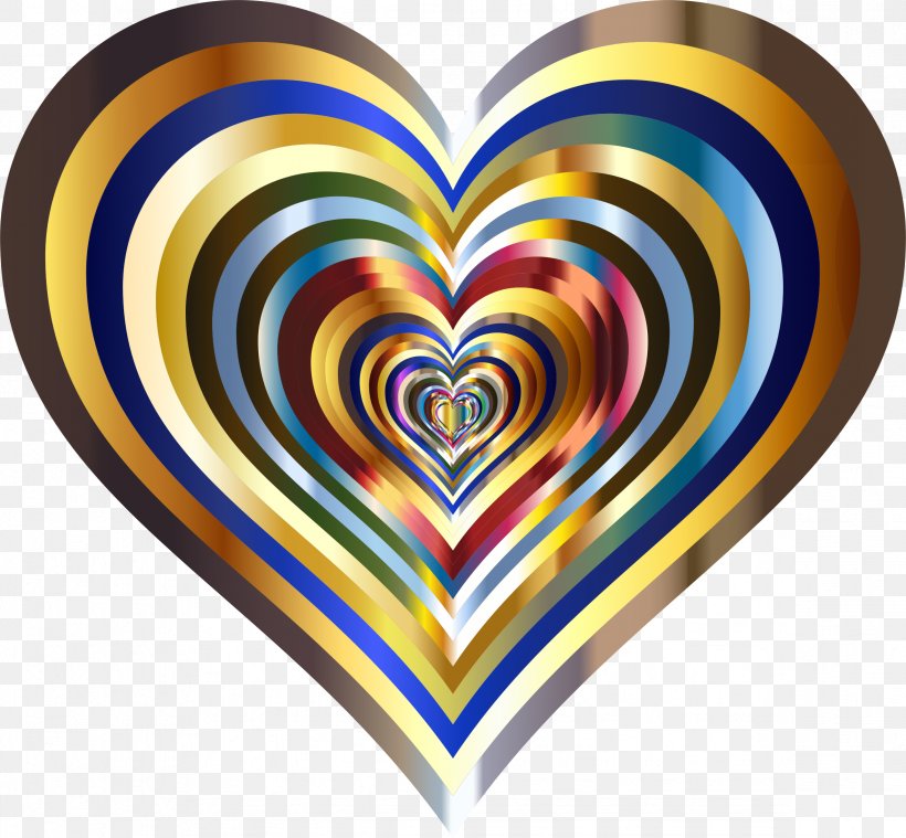 Heart Metallic Color Clip Art, PNG, 2348x2174px, Watercolor, Cartoon, Flower, Frame, Heart Download Free