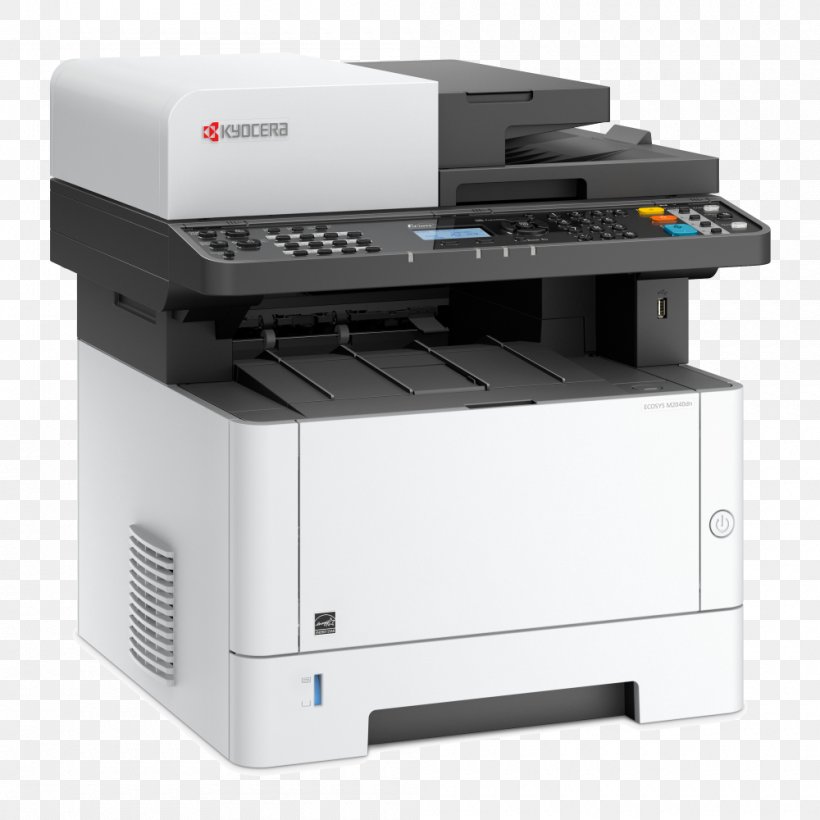 Kyocera Multi-function Printer Photocopier Printing, PNG, 1000x1000px, Kyocera, Dots Per Inch, Electronic Device, Electronics, Fax Download Free