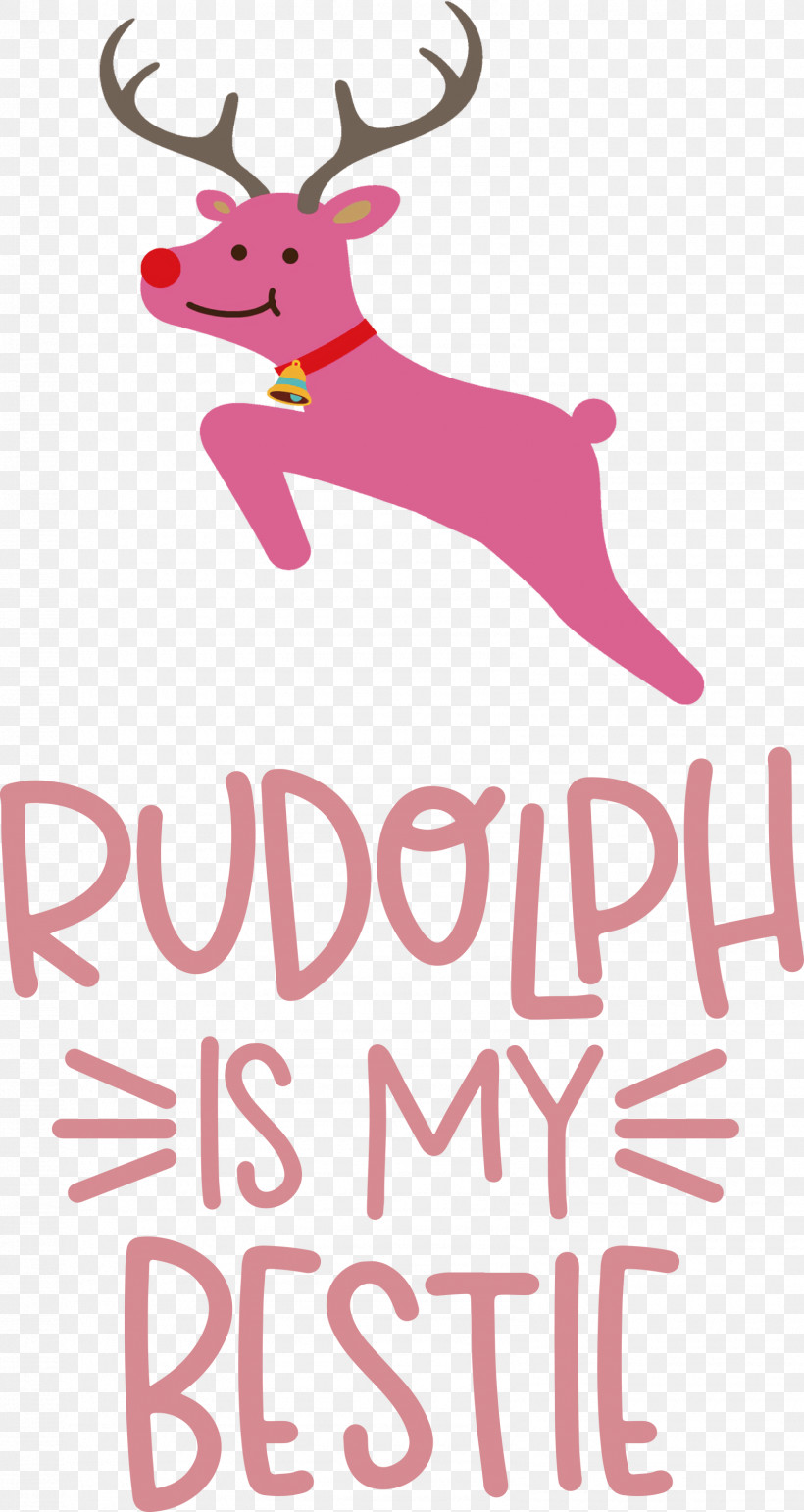 Rudolph Is My Bestie Rudolph Deer, PNG, 1595x3000px, Rudolph Is My Bestie, Antler, Christmas, Deer, Line Download Free