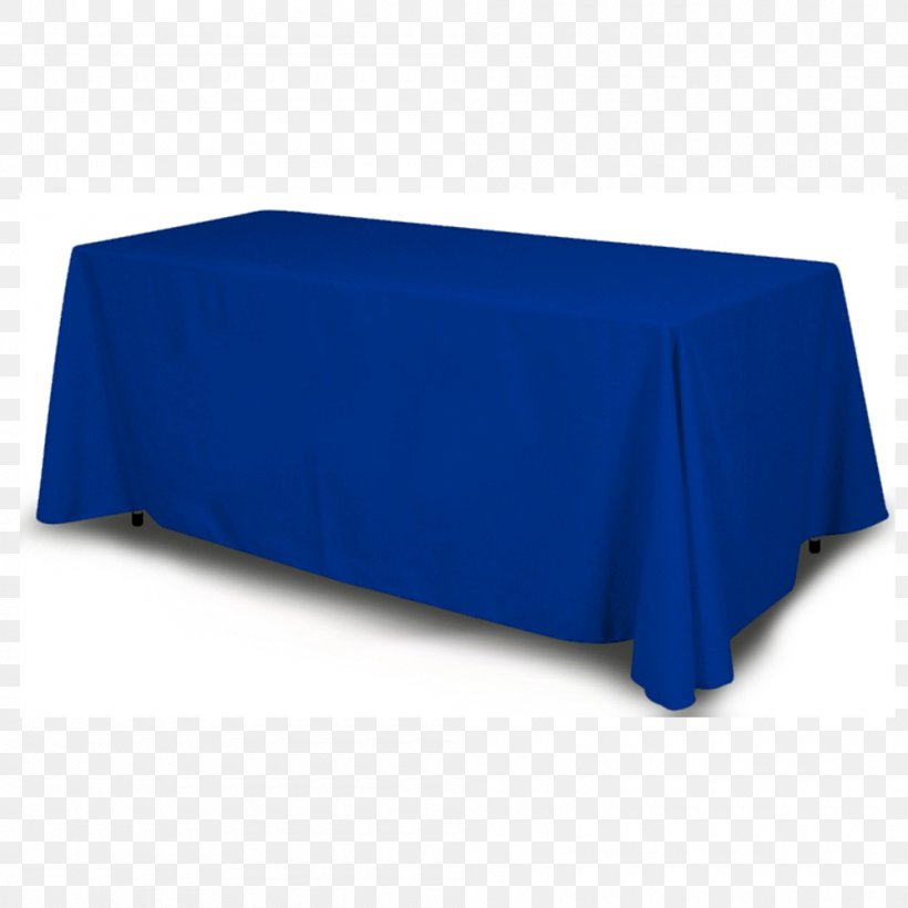 Tablecloth Textile Place Mats Polyester, PNG, 1000x1000px, Table, Blue, Cobalt Blue, Color, Couch Download Free