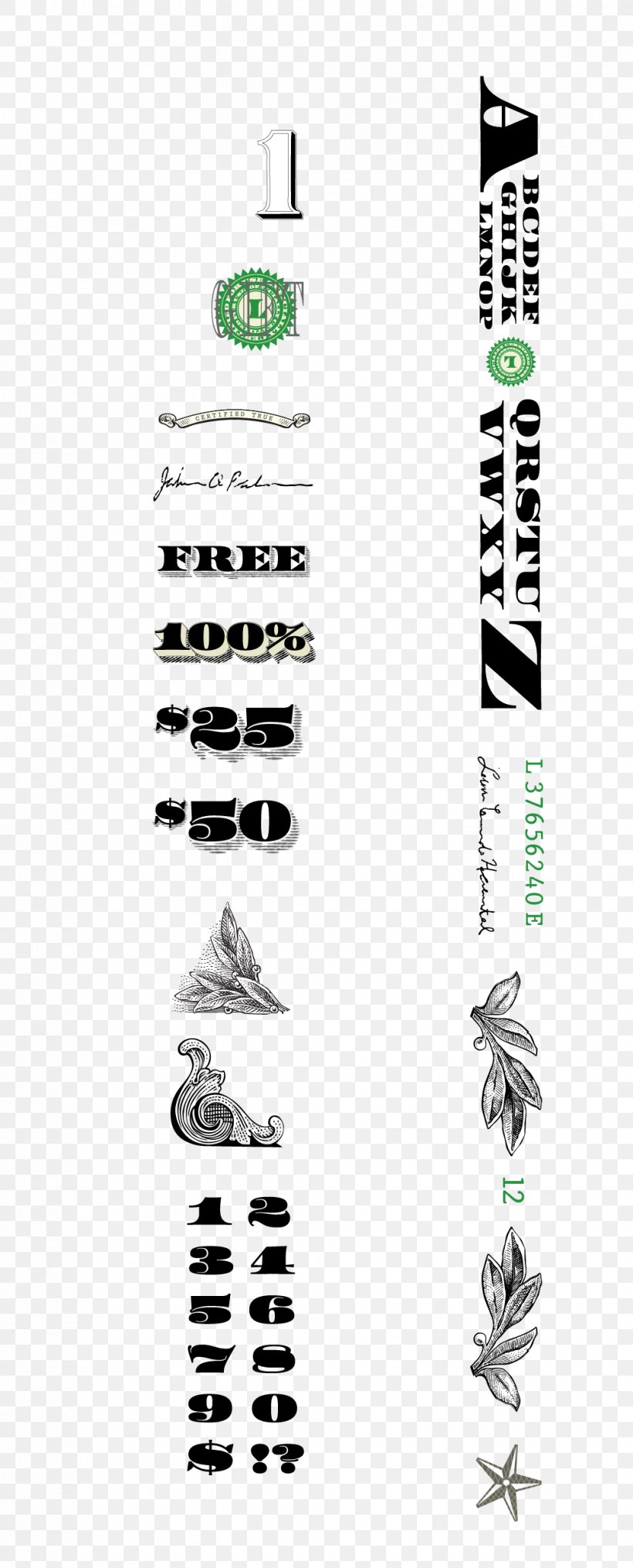Banknote Graphic Design, PNG, 1018x2519px, Banknote, Black And White, Designer, Lace, Money Download Free