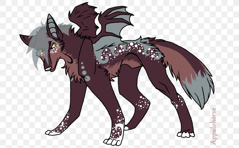Canidae Werewolf Costume Design Horse Dog, PNG, 688x509px, Watercolor, Cartoon, Flower, Frame, Heart Download Free