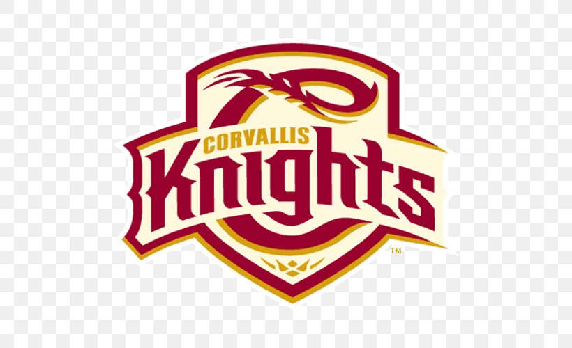Corvallis Knights Baseball Yakima Valley Pippins Logo Brand, PNG, 500x500px, Corvallis Knights, Area, Brand, Corvallis, Label Download Free