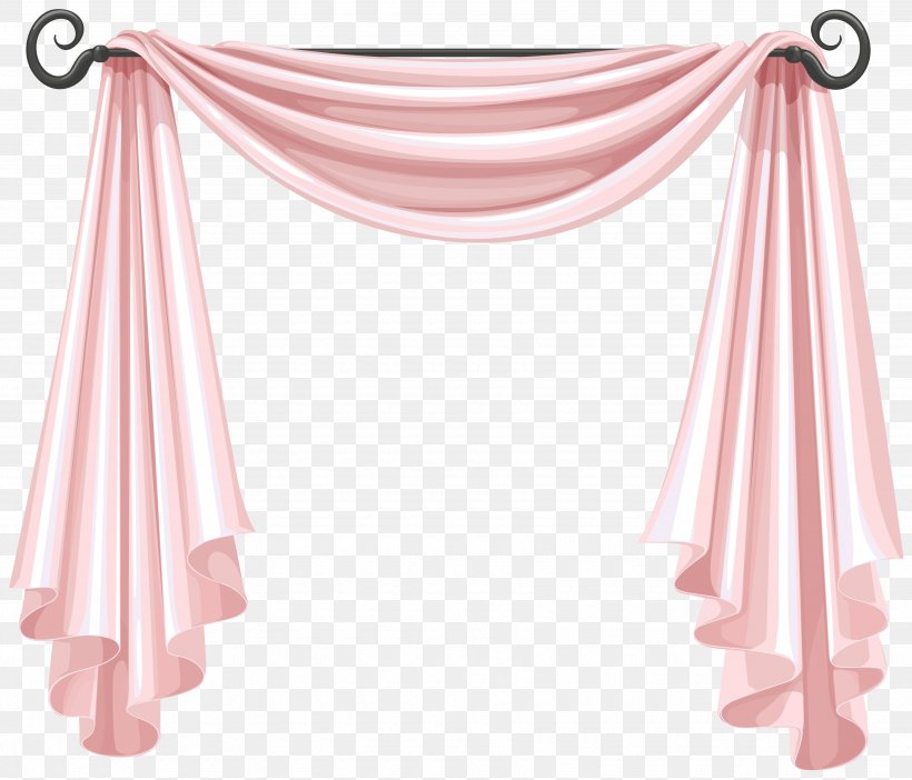 Curtain, PNG, 3500x3000px, Curtain, Front Curtain, Interior Design, Neck, Peach Download Free