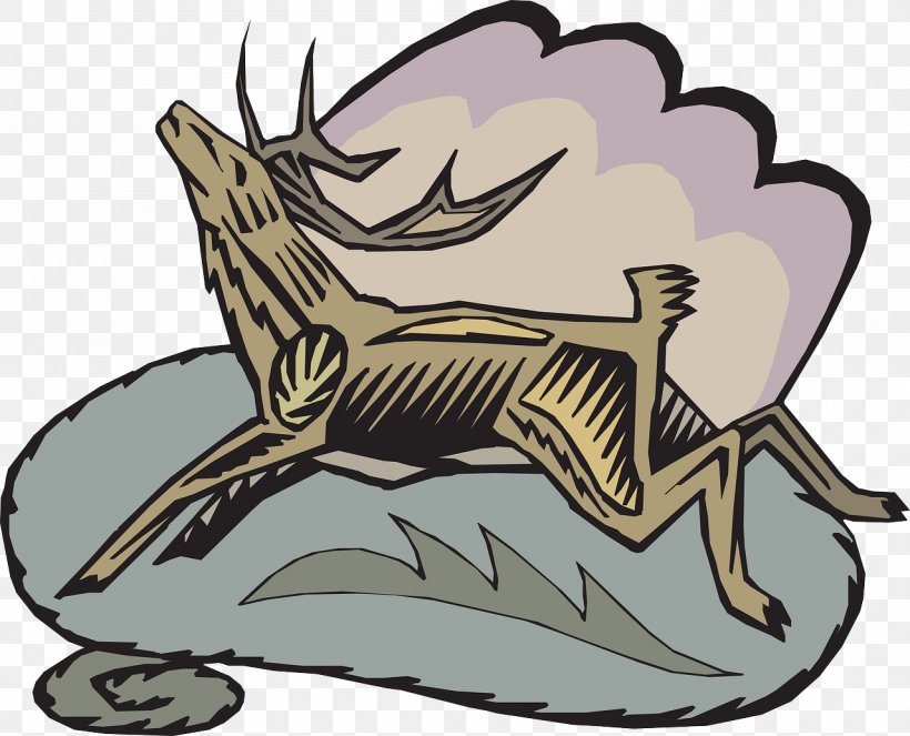 Deer Clip Art, PNG, 1280x1036px, Deer, Amphibian, Animal, Art, Artwork Download Free