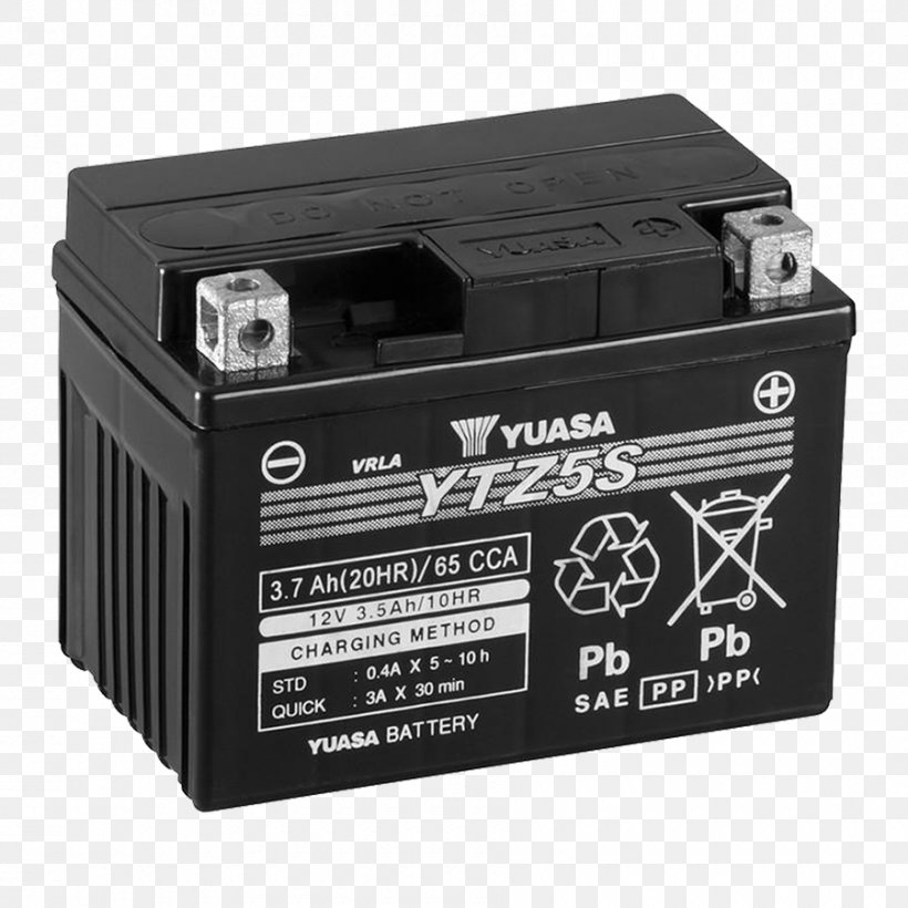 Electric Battery VRLA Battery Automotive Battery Motorcycle GS Yuasa, PNG, 900x900px, Electric Battery, Ampere Hour, Auto Part, Automotive Battery, Battery Download Free