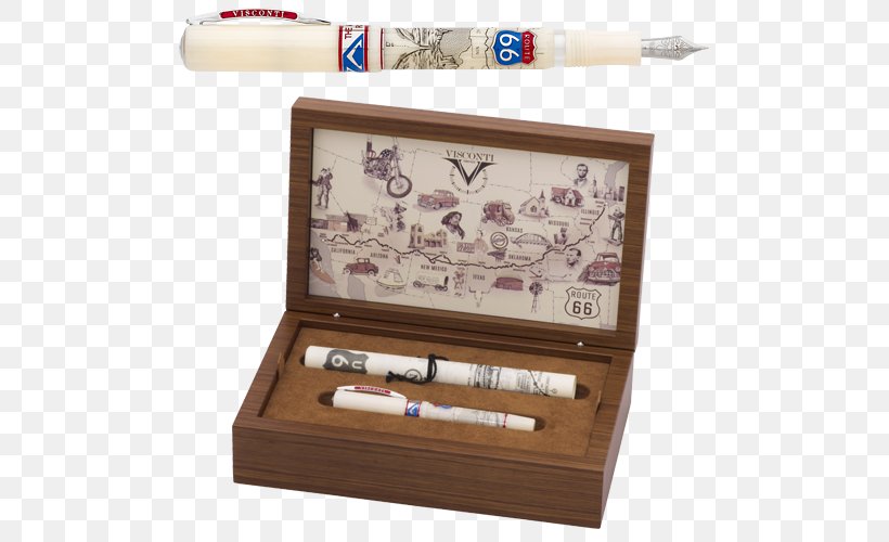 Fountain Pen Visconti Pens Rollerball Pen S. T. Dupont, PNG, 500x500px, Fountain Pen, Alloy, Box, Ink, Office Supplies Download Free