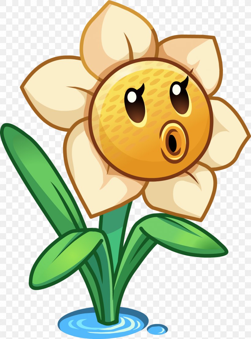 Plants Vs. Zombies 2: It's About Time Plants Vs. Zombies Heroes Narcissus, PNG, 1351x1821px, Watercolor, Cartoon, Flower, Frame, Heart Download Free