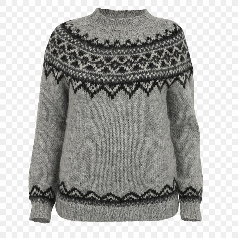 Sweater Icelandic Sheep Lopapeysa Wool Icelandic Cattle, PNG, 1000x1000px, Watercolor, Cartoon, Flower, Frame, Heart Download Free
