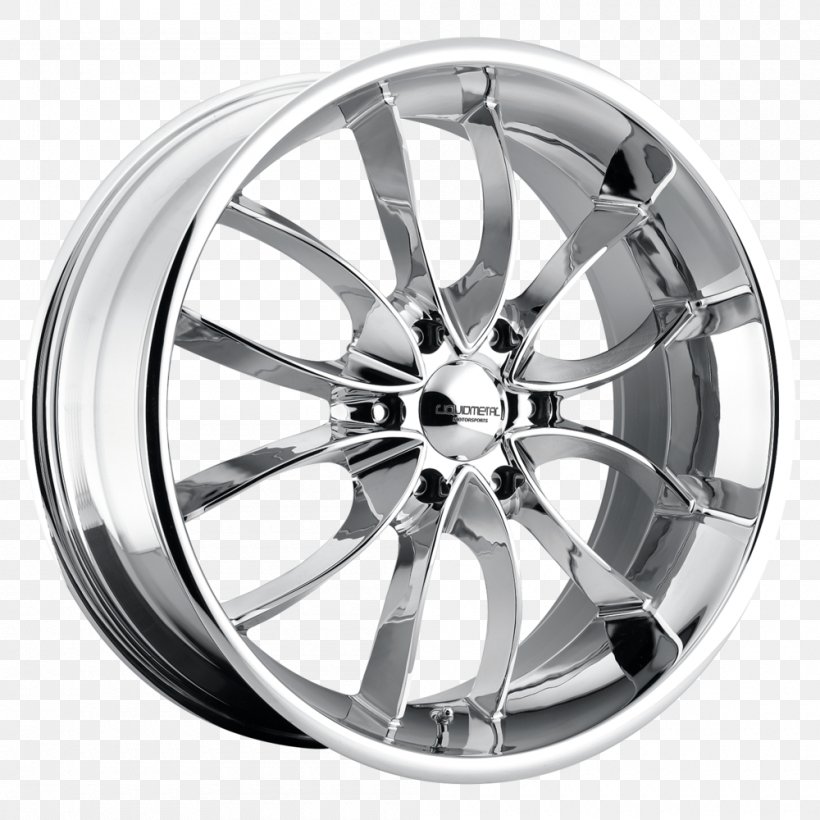 Alloy Wheel Rim Liquidmetal Spoke, PNG, 1000x1000px, Alloy Wheel, Alloy, Automotive Wheel System, Black And White, Chrome Plating Download Free