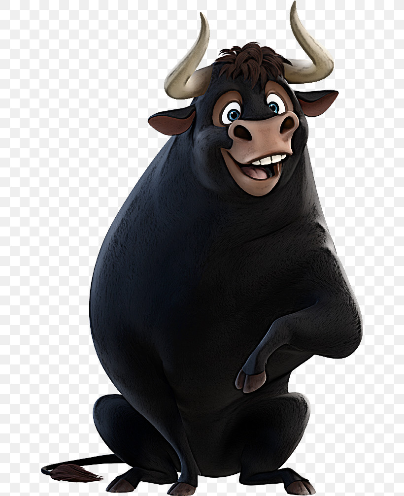 Cartoon Animal Figure Bovine Bull Figurine, PNG, 654x1007px, Cartoon, Animal Figure, Animation, Bovine, Bull Download Free