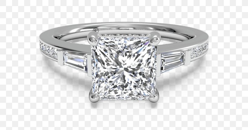 Engagement Ring Princess Cut Diamond Solitaire, PNG, 640x430px, Engagement Ring, Bling Bling, Body Jewelry, Bride, Diamond Download Free