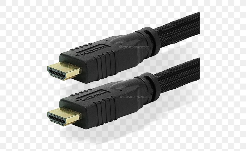 HDMI Monoprice Electrical Cable Mini DisplayPort, PNG, 635x506px, 4k Resolution, Hdmi, Adapter, American Wire Gauge, Cable Download Free