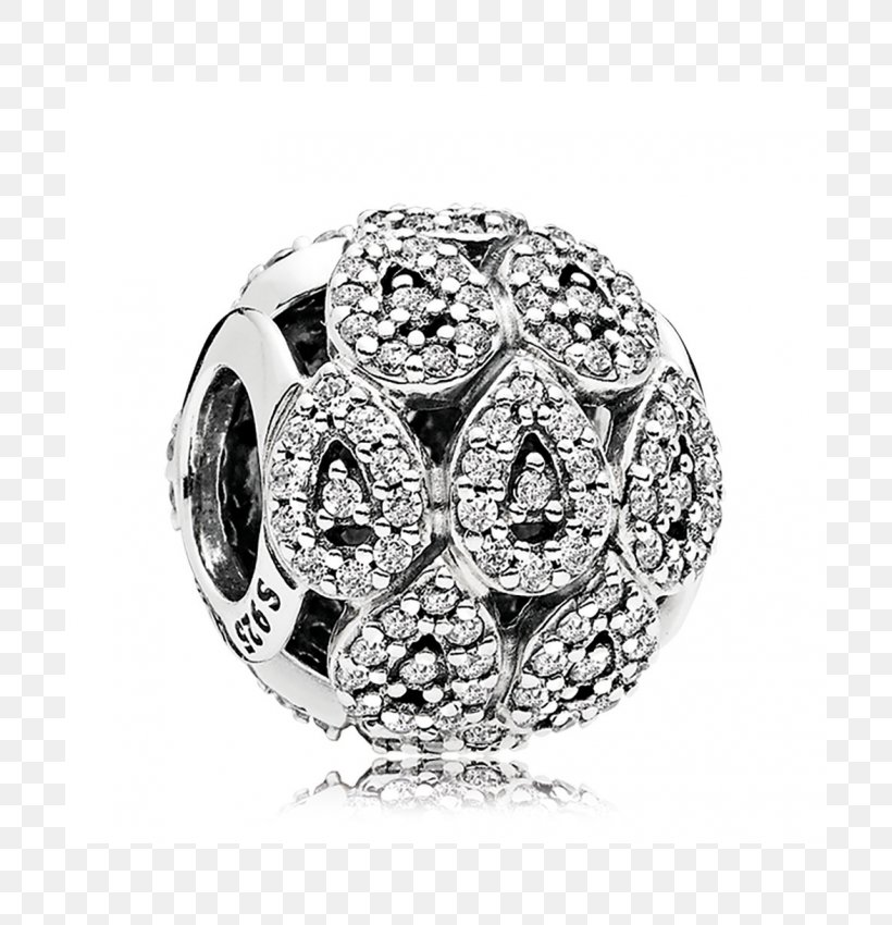 Pandora Charm Bracelet Cubic Zirconia Necklace, PNG, 700x850px, Pandora, Black And White, Bling Bling, Body Jewelry, Bracelet Download Free