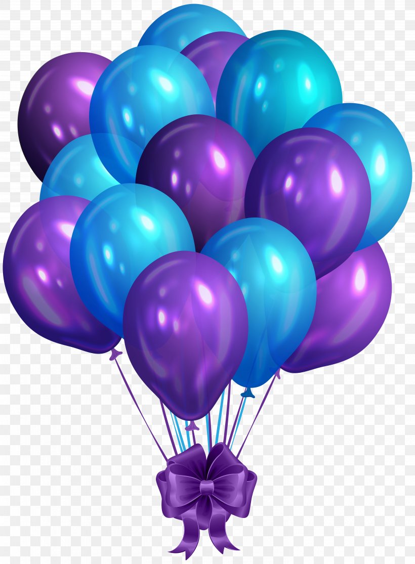 Balloon Purple Blue Clip Art, PNG, 5880x8000px, Balloon, Birthday, Blue, Cluster Ballooning, Color Download Free