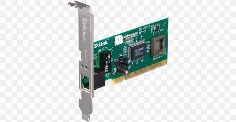 D-Link Fast Ethernet Conventional PCI Network Cards & Adapters Gigabit Ethernet, PNG, 1800x936px, 10 Gigabit Ethernet, Dlink, Adapter, Computer Component, Conventional Pci Download Free