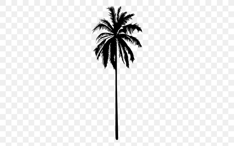 Drawing Silhouette Arecaceae Clip Art, PNG, 512x512px, Drawing, Arecaceae, Arecales, Black And White, Borassus Flabellifer Download Free