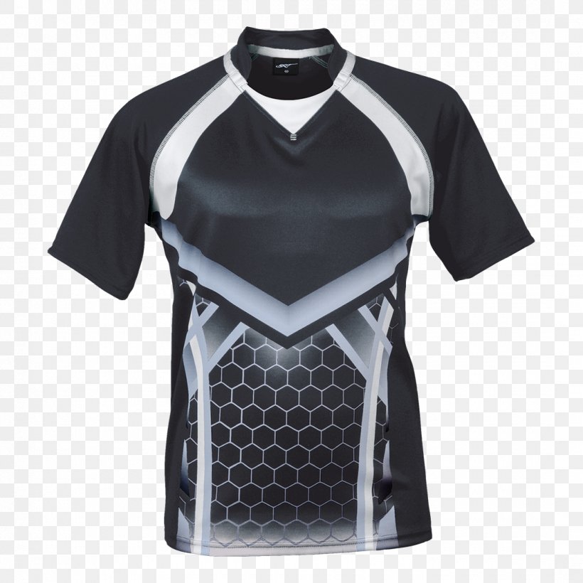 Jersey T-shirt Rugby Shirt Sleeve, PNG, 1080x1080px, Jersey, Black, Brand, Clothing, Collar Download Free