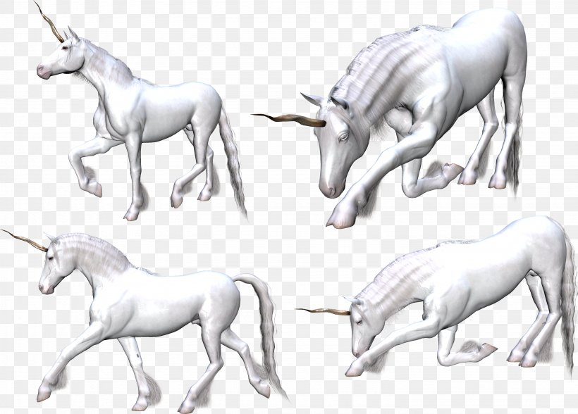 Unicorn Horn Unicorn Horn Mane, PNG, 2875x2063px, Unicorn, Artwork, Black And White, Drawing, Fauna Download Free