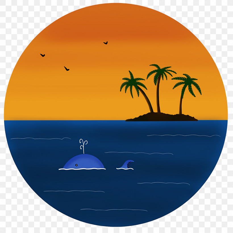 Tropics Sea Wave Sunset, PNG, 1440x1440px, Tropics, Beach, Coast, Landscape, Ocean Download Free