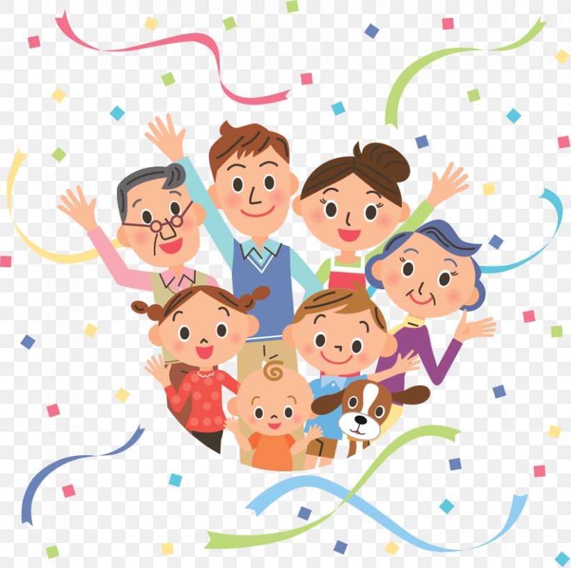 Clip Art Illustration Vector Graphics Family Image, PNG, 850x846px, Family, Art, Cartoon, Celebrating, Child Download Free