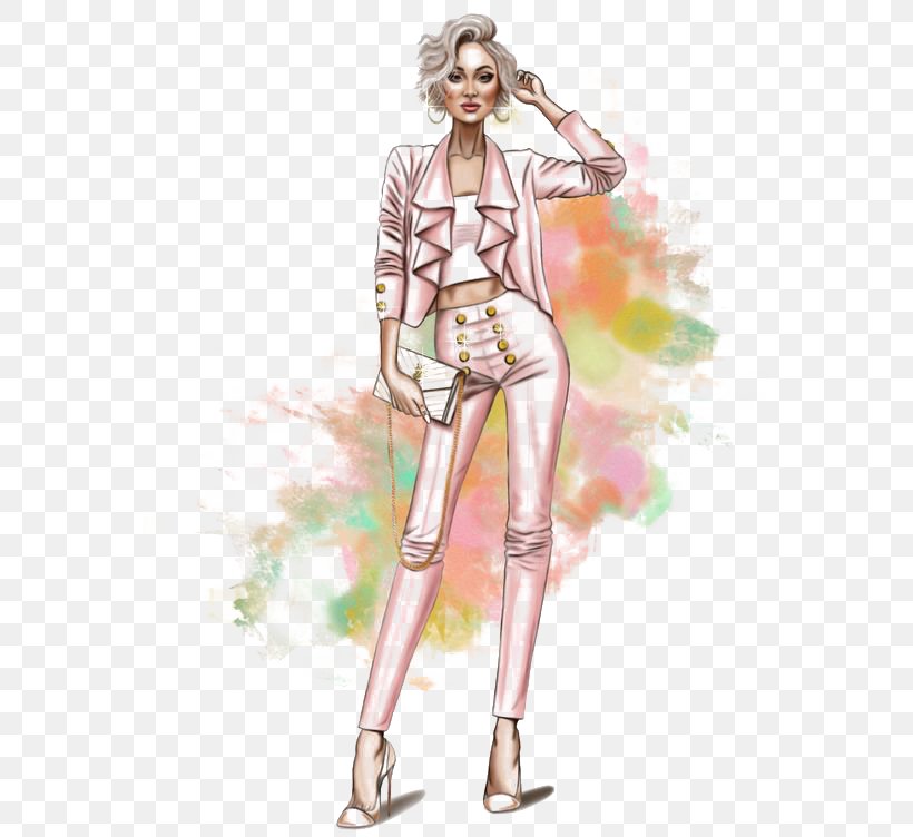 Fashion Sketchbook Fashion Illustration Drawing Illustration, PNG, 564x752px, Watercolor, Cartoon, Flower, Frame, Heart Download Free