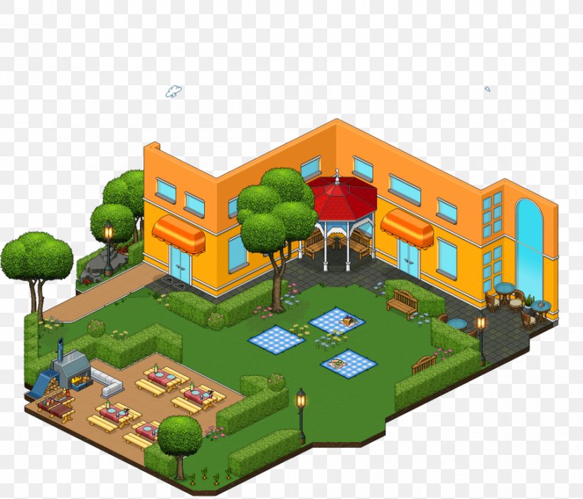 Habbo Room Sulake Game Easter, PNG, 900x771px, Habbo, Area, Cafe, Easter, Game Download Free