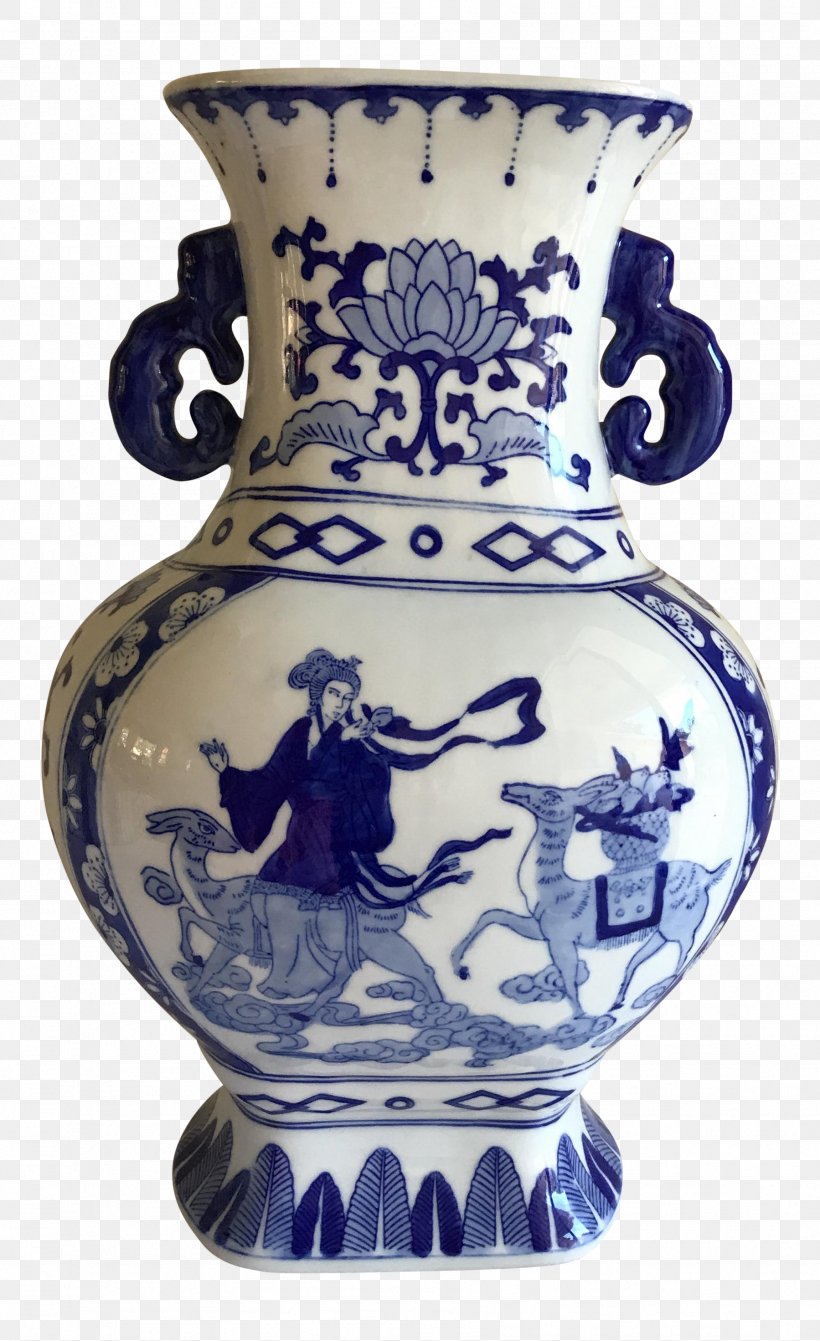 Jug Vase Blue And White Pottery Ceramic Cobalt Blue, PNG, 1799x2943px, Jug, Artifact, Blue, Blue And White Porcelain, Blue And White Pottery Download Free