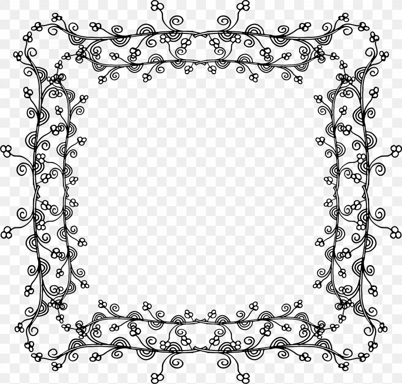 Plant Flower, PNG, 2581x2464px, Plant, Area, Black And White, Body Jewelry, Designer Download Free
