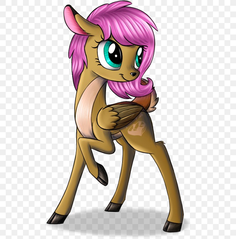 Pony Deer Peryton Horse Drawing, PNG, 514x832px, Watercolor, Cartoon, Flower, Frame, Heart Download Free