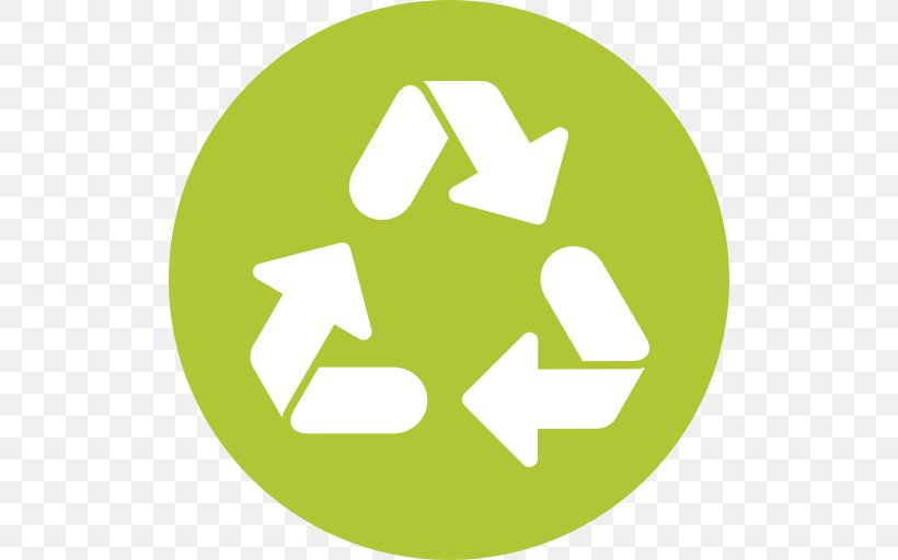 Recycling Symbol Vector Graphics Arrow, PNG, 512x512px, Recycling Symbol, Area, Brand, Grass, Green Download Free