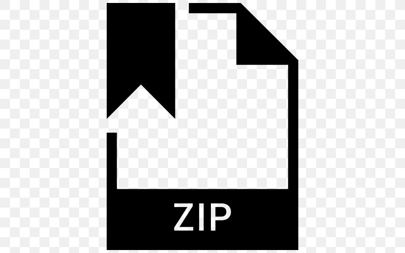 Zip., PNG, 512x512px, Filename Extension, Ace, Area, Black, Black And White Download Free