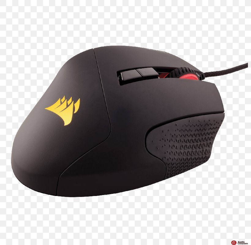 Computer Mouse Corsair Gaming Scimitar RGB Optical MOBA/MMO Mouse, USB (Yellow) Corsair Scimitar PRO RGB Corsair Gaming SCIMITAR PRO RGB MOBA/MMO Video Game, PNG, 800x800px, Computer Mouse, Button, Computer, Computer Component, Corsair Gaming Glaive Rgb Mouse Download Free